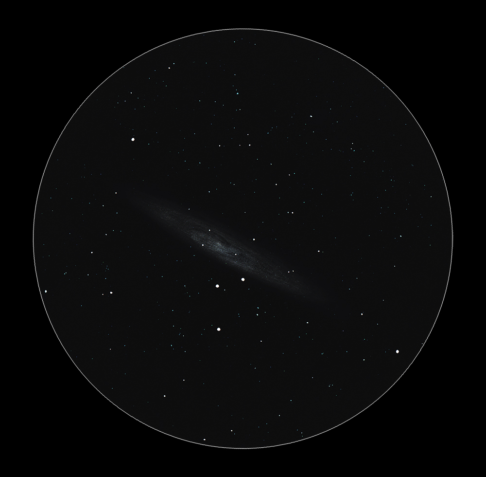 NGC 253 - Sculptorstelsel Pico de la Cruz, La Palma 350mm f/4 truss Dobson 13mm Ethos (108x)
